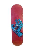 Shape santa cruz maple screaming hand tamanho:8,25cor:vermelho