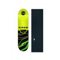 Shape Skate Fiber Decks Logo Seta 3 8 + Lixa Emborrachada - Cisco Skate