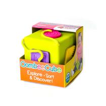 Shape-Sorter Toy Fat Brain Toys OombeeCube para bebês e crianças pequenas