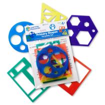 Shape Template Set Recursos de aprendizagem Primary 5 peças 4+