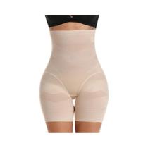 Shapewear Shorts Modelador para Mulheres - Cintura Alta, Controle de Barriga e Bumbum