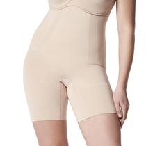 Shapewear SPANX OnCore, cintura alta, meia coxa, curto, nu, 2X Petite