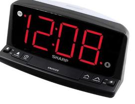 Sharp Led Digital Alarm Clock