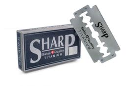 Sharp Titanium Double Lâminas de barbear pack 5 Unidades Sharp Titanium Double Lâminas de barbear pack 5 Unidades