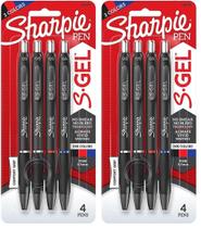 Sharpie S-Gel Bolígrafos de Gel Azul Punta Fina 0.5mm Paquete de 2