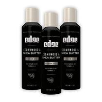 Shave Gel Edge Cedarwood & Shea Butter 200 ml para homens (pacote com 3)