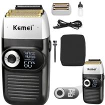 Shaver Kemei Km 2026 Compacto Design Moderno e Slim