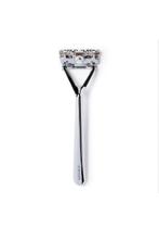 Shaver Leaf Shave Leaf Razor Chrome totalmente em metal para mulheres e homens