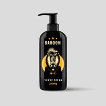 Shaving baboon