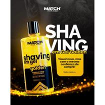 Shaving Em Gel Golden 500g Ice Halls Barba, Pezinho E Navalhado Hidratante & Refrescante Match ForMe