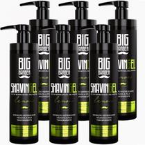 Shaving Gel De Barbear Big Barber 750ml Lemon Caixa Com 6 Unidades