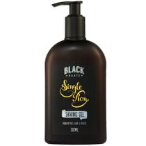 Shaving Gel de Barbear Suave e Preciso Single Ron 300mL Black Barts Shaving Gel de Barbear Suave e Preciso Single Ron 300mL Black Barts