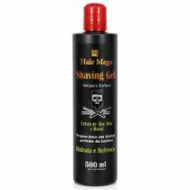 Shaving Gel Hair Mega 500ml Profissional Aloe Vera E Mentol Shaving Gel Hair Mega 500ml Profissional Aloe Vera E Mentol