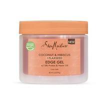 SheaMoisture Flaxseed Edge Control Gel Hair Products para cabelos encaracolados Coco e Hibisco Paraben-Free Hair 3,5 oz