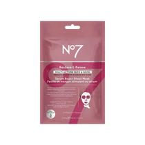 Sheet Masks No7 Restore & Renew Serum Boost para rosto e pescoço Sheet Masks No7 Restore & Renew Serum Boost para rosto e pescoço