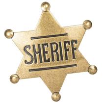 Sheriff Badge Xanight - Em Metal - Para Crianças e Adultos - Estilo Antigo