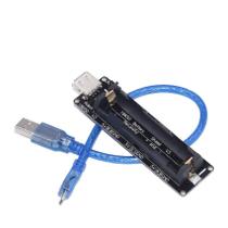 Shield bateria soquete 18650 para esp32, rpi