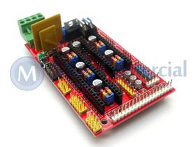 Shield de Impressora 3D compatível com Arduino Mega RAMPS 1.4