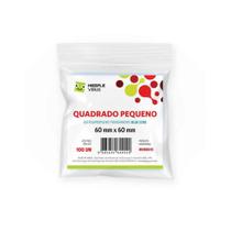 Shields Sleeves Quadrado Pequeno 60 X 60mm Blue Core Meeple Virus 100 unidades MVB0015 Shields Sleeves Quadrado Pequeno 60 X 60mm Blue Core Meeple Virus 100 unidades MVB0015