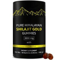 Shilajit Gummies Hanachi Pure Himalayan para homens e mulheres 60 quilates Shilajit Gummies Hanachi Pure Himalayan para homens e mulheres 60 quilates