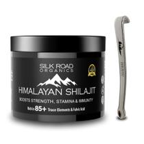 Shilajit SILK ROAD ORGANICS Pure Himalayan 35 mL com ácido fúlvico