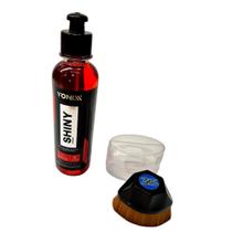 Shiny 240ml Revitalizador Pneus Pretinho + Pincel Aplicador