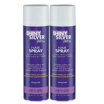Shiny Silver Ultra Spray Fixador Firme 301 ml (2 Unidades) Shiny Silver Ultra Spray Fixador Firme 301 ml (2 Unidades)