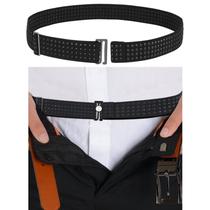 Shirt Stays Belt Shirt Tucker para homens SUOSDEY Black