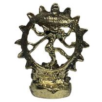 Shiva Mini Dourado Em Metal 3 Cm