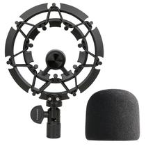 Shock Mount YOUSHARES Blue Yeti com pára-brisas de espuma Shock Mount YOUSHARES Blue Yeti com pára-brisas de espuma
