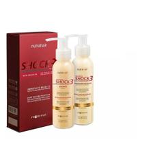 Shock3 Óleo De Argan Nutra Hair 120ml Shampoo E Regenerador