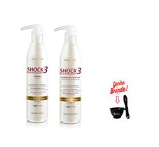 Shock3 Óleo De Argan Shampoo + Regenerador Nutritivo 500m