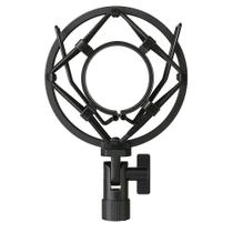 Shockmount,aranha,anti Shock P/ Microfone Condensador,studio,metal,cor preto