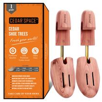 Shoe Trees Cedar Space Cedar Wood ajustável para homens 6.5-14