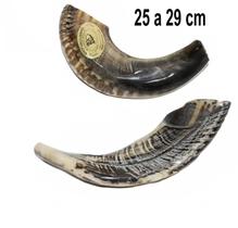 Shofar Chifre De Carneiro De Tocar PRETO - 25 A 29 Cm - De Israel Shofar Chifre De Carneiro De Tocar PRETO - 25 A 29 Cm - De Israel