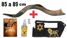 Shofar De Chifre Antilope Capa livro De Israel 85 a 89 cm