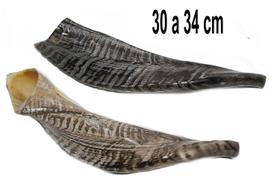 Shofar De Chifre De Carneiro De Tocar De Israel/dark 30-34cm