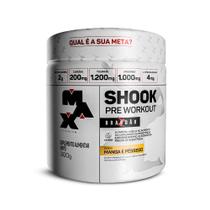 Shook Pré-workout Linha Rafael Brandão Pote 300g Pré-treino Sabor Manga e Pêssego