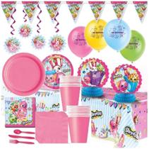 Shopkins Deluxe Girls Aniversário Completo Festa Pacote DeCorto Kit de Decoração para 16