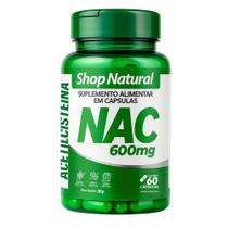 ShopNatural NAC 600 mg Alta Pureza 60 Cápsulas Fórmula Nutricional Avançada