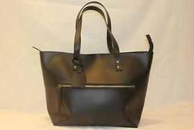 Shopping Bag Clássica, Zipper Externo, Sintético - Pontapé