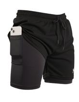 Short 2 em 1 Compressão Masculino para Treino Esportivo Academia Corrida Short 2 em 1 Compressão Masculino para Treino Esportivo Academia Corrida
