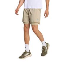 Short 2 in 1 Adidas Adi365 Corrida Essentials Masculino - Bege - P