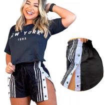 Short Abertura Lateral Feminino Botões e Faixas Shortinho Blogueira Short Abertura Lateral Feminino Botões e Faixas Shortinho Blogueira