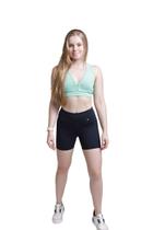 Short Academia Basic Feminino Bermuda Ginástica Cós Duplo C/ Bolso Caminhada Exercício Treino