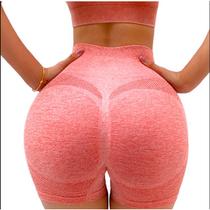Short Academia Feminino Fitness Empina Bumbum Cintura Alta