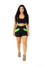 Short Academia Feminino Suplex Levanta Bumbum Cintura Alta