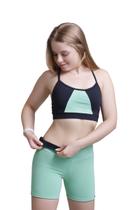 Short Academia Flex Bermuda Dupla Face Confortável Caimento Leve Academia Treino Cós Alto UV