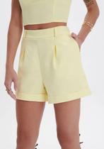 Short alfaiataria cintura alta myft feminino Short alfaiataria cintura alta myft feminino