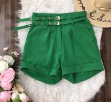 Short Alfaiataria com Cinto Duplo shortinho Short Alfaiataria com Cinto Duplo shortinho